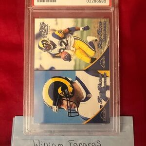 Kurt Warner, Tory Horne Football card.